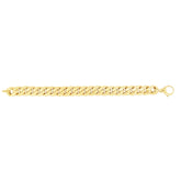 14K Gold Polished Fancy Curb Link